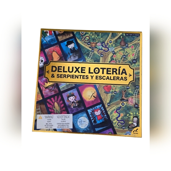Deluxe Loteria & Serpientes Y Escaleras Board Game - Picture 1 of 6